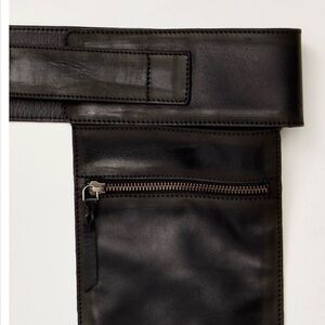 We the free paradise lost vegan leather belt with pouch